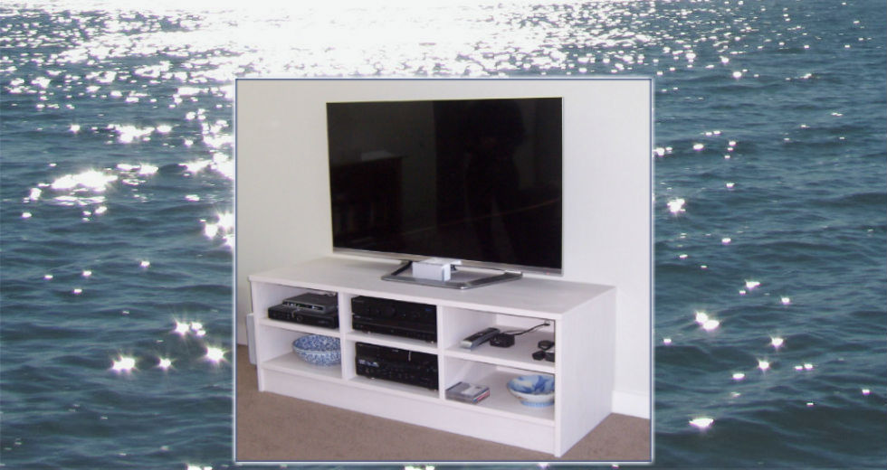 Home entertainment unit for television and accessories